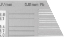 Spatial Resolution Line Pair Patterns image quality indicator